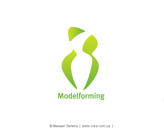Дизайн логотипа для женской оздоровительной программы «Modelforming»