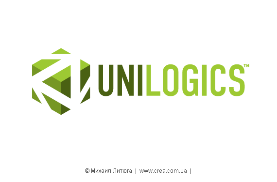  авторская версия логотипа транспортно-логистической фирмы Unilogics