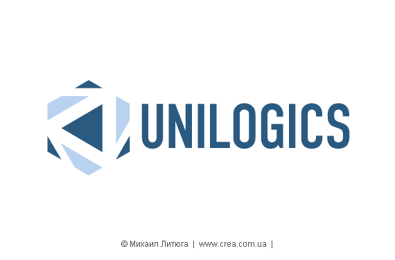 вариант логотипа для транспортно-логистической фирмы Unilogics